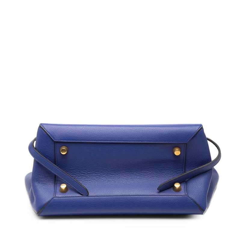Celine Mini Leather Belt Bag Satchel Blue Leather Very good condition - Inside View