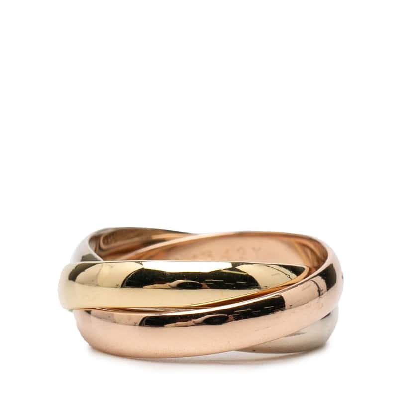Cartier 18K Tricolor Gold Les Must de Cartier Trinity Ring Gold Metal Very good condition - Inside View