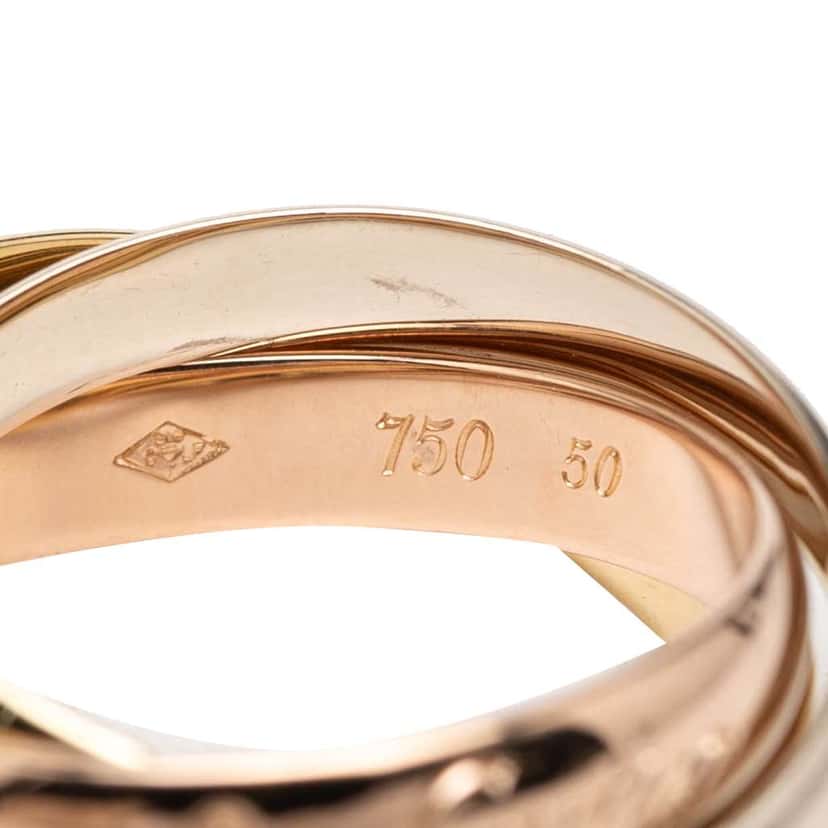 Cartier 18K Tricolor Gold Les Must de Cartier Trinity Ring Gold Metal Very good condition - Model View