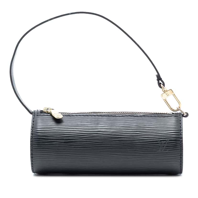 Louis Vuitton Epi Pochette Papillon Black Leather Very good condition - Front View