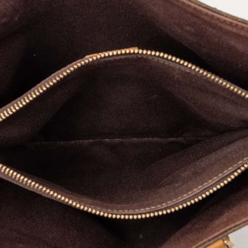 Celine Macadam Coated Canvas Tote Brown Canvas Good condition - Model View