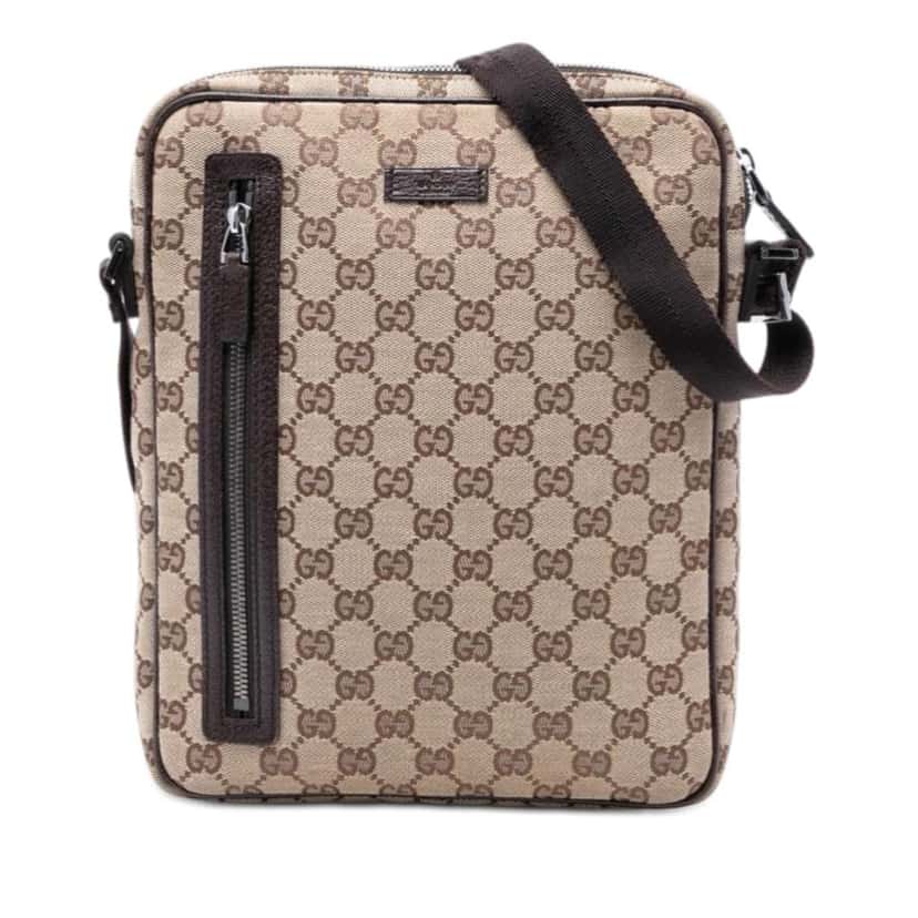Gucci GG Canvas Crossbody Beige Very good condition - Front View