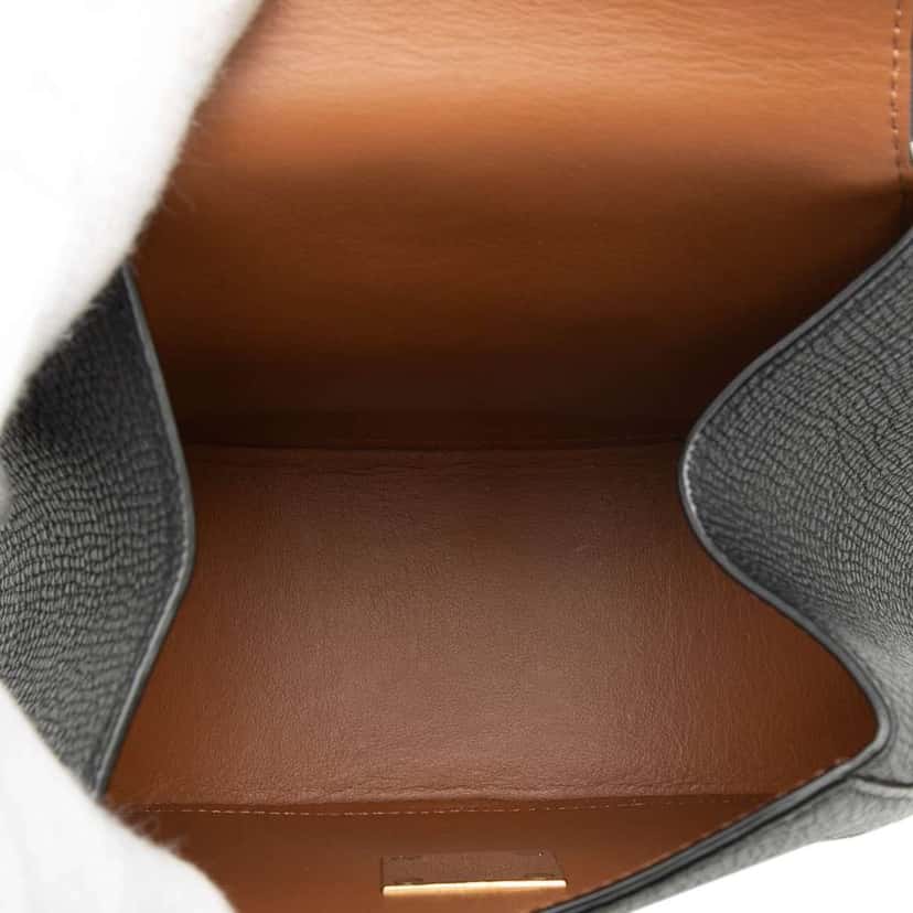 Bottega Veneta Grained Calfskin Palmellato Belt Bag Black Leather Very good condition - Model View