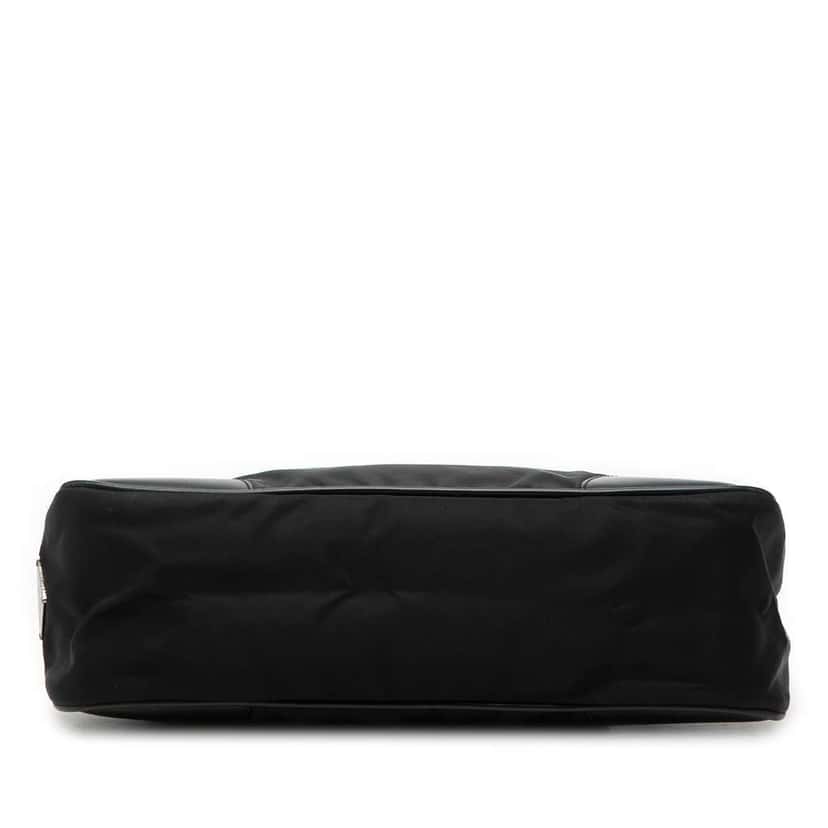 Prada Vitello Trimmed Tessuto Handbag Black Very good condition - Inside View