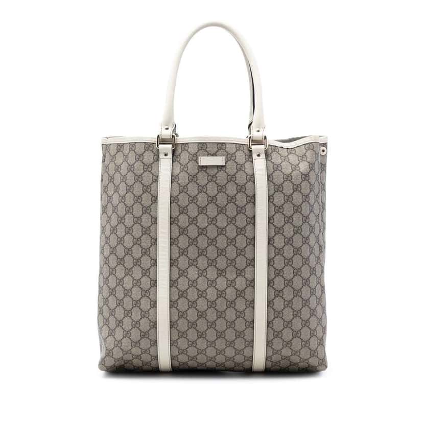 Gucci GG Supreme Joy Vertical Tote Beige Very good condition - Front View