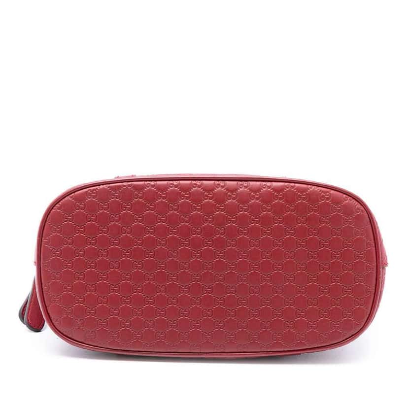 Gucci Mini Microguccissima Dome Satchel Red Leather Very good condition - Inside View