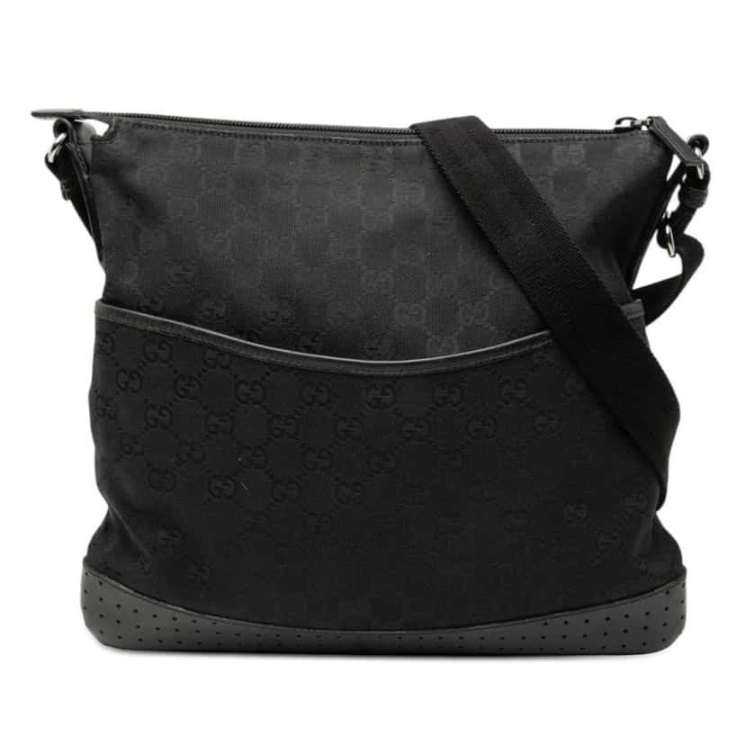 Gucci GG Canvas Crossbody Black Canvas Good condition - Front View