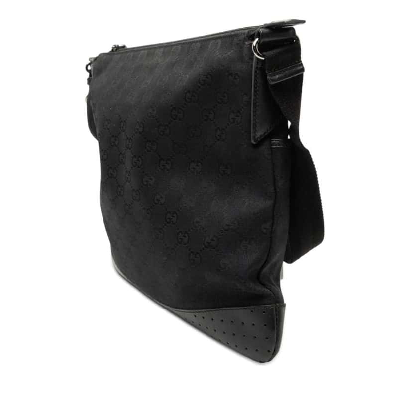 Gucci GG Canvas Crossbody Black Canvas Good condition - Back View