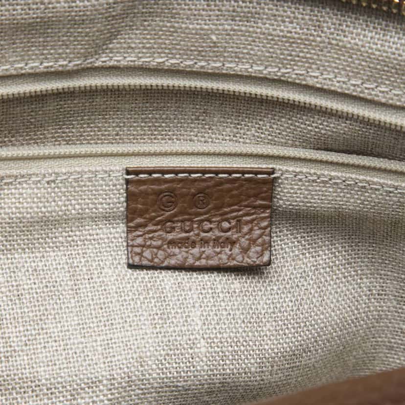 Gucci GG Canvas Bree Zippered Tote Beige Very good condition - Box View