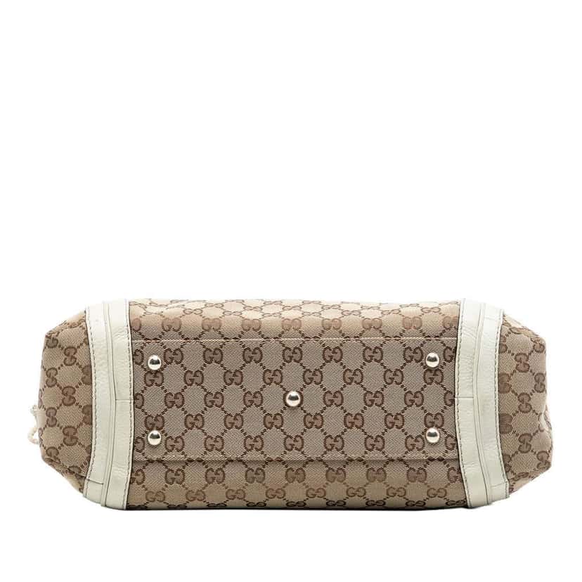 Gucci Medium GG Canvas Bella Shoulder Bag Beige Very good condition - Inside View