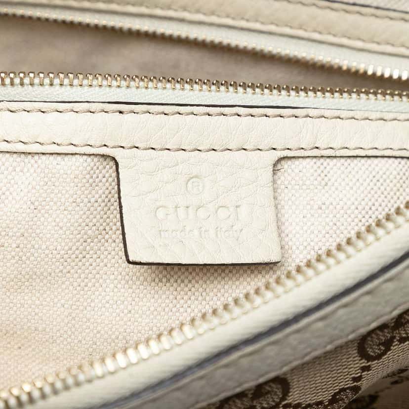 Gucci Medium GG Canvas Bella Shoulder Bag Beige Very good condition - Box View