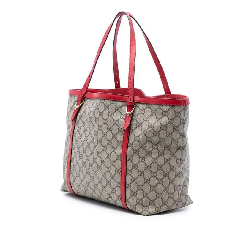 Gucci GG Supreme Nice Tote Beige Very good condition - Back View