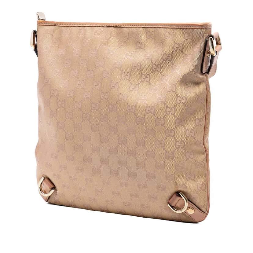 Gucci GG Canvas Abbey D Ring Crossbody Beige Very good condition - Back View