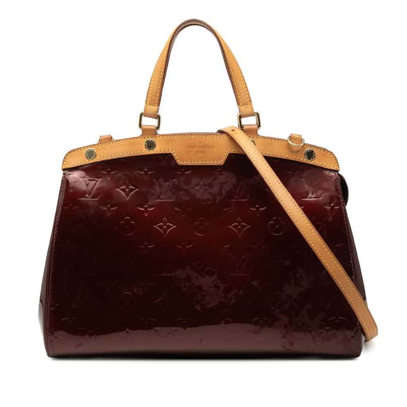Louis Vuitton Monogram Vernis Brea MM Red Leather Very good condition - Front View