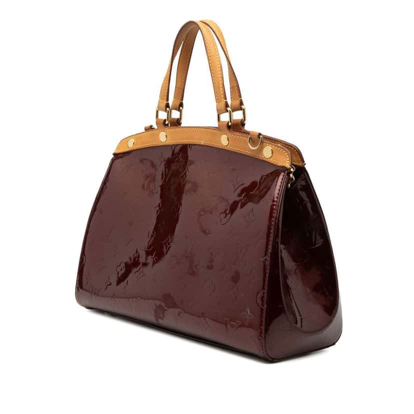 Louis Vuitton Monogram Vernis Brea MM Red Leather Very good condition - Back View