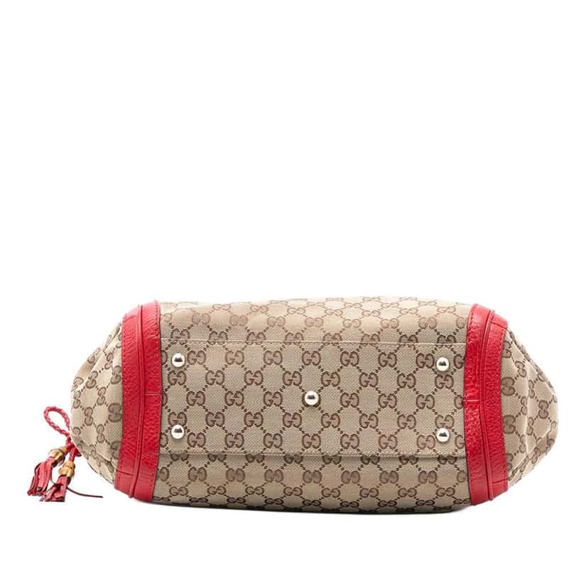 Gucci Medium GG Canvas Bella Shoulder Bag Beige Very good condition - Inside View