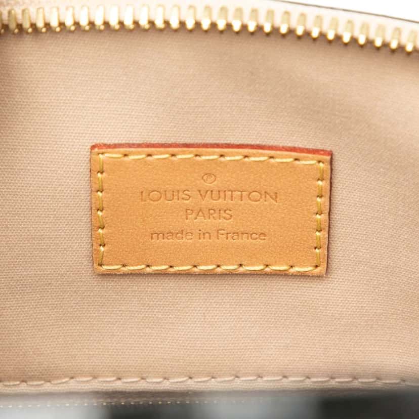 Louis Vuitton Monogram Vernis Lockit PM Beige Leather Very good condition - Box View