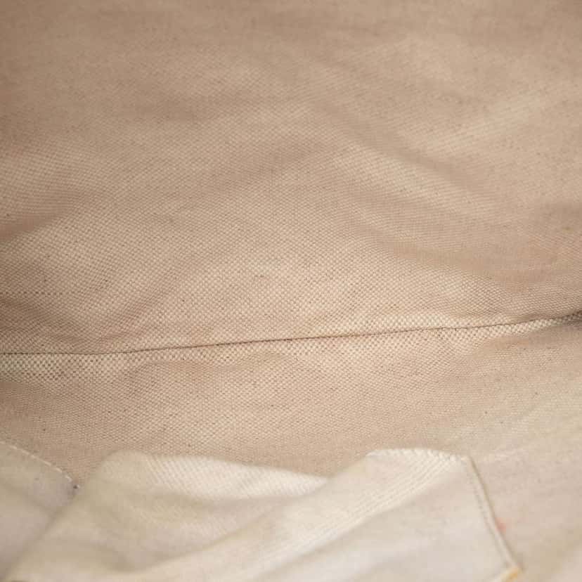 Gucci GG Canvas Web Mayfair Crossbody Beige Very good condition - Model View