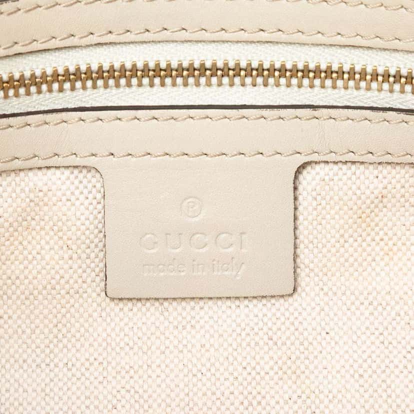 Gucci GG Canvas Web Mayfair Crossbody Beige Very good condition - Box View