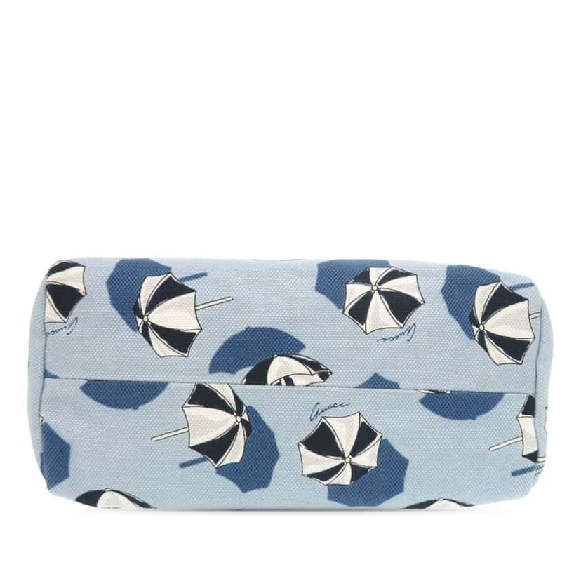 Gucci Kids Canvas Umbrella Tote Blue Canvas Very good condition - Inside View
