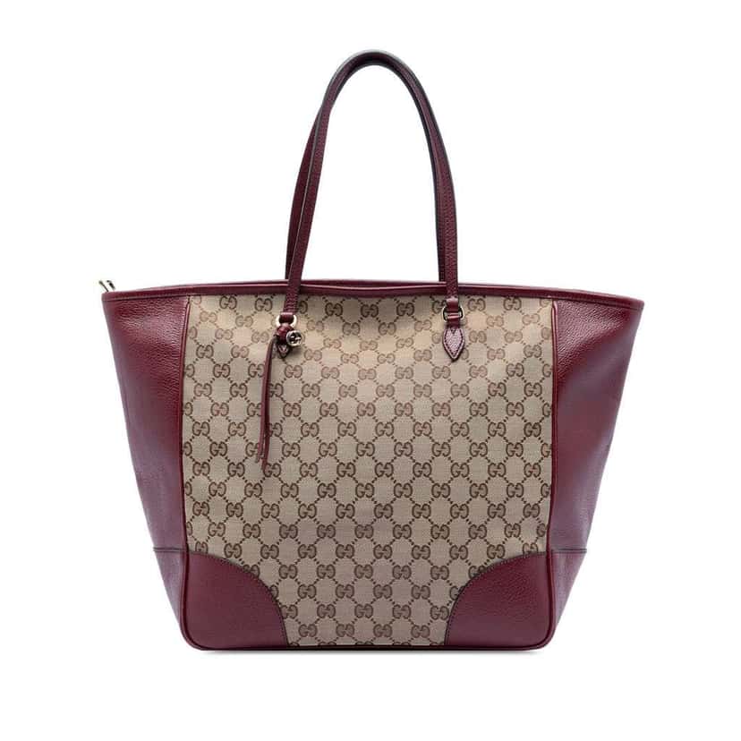 Gucci GG Canvas Bree Tote Beige Very good condition - Front View