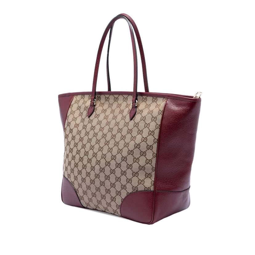 Gucci GG Canvas Bree Tote Beige Very good condition - Back View