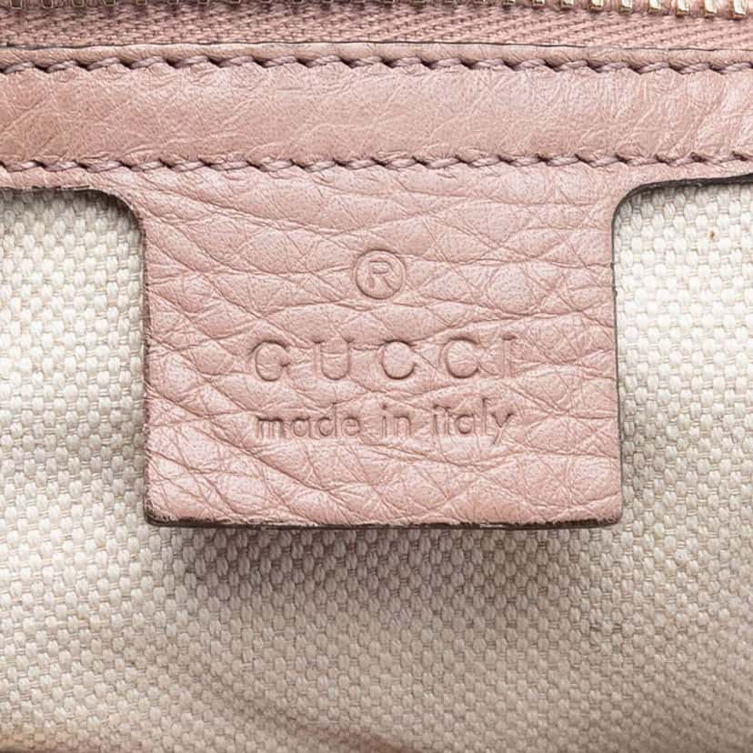 Gucci Medium Calfskin Bamboo Shopper Satchel Pink Leather Very good condition - Box View
