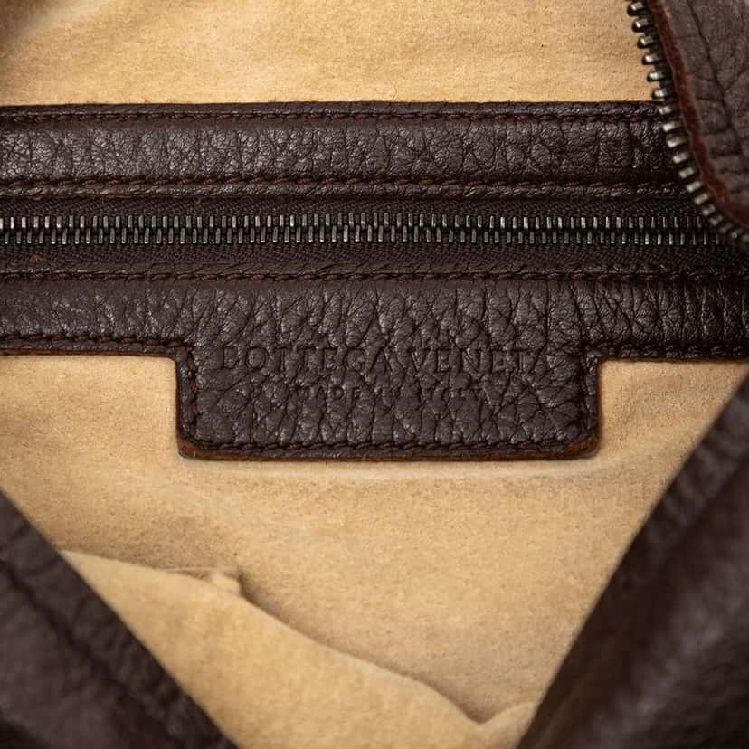 Bottega Veneta Cervo Hobo Bag Brown Leather Very good condition - Box View