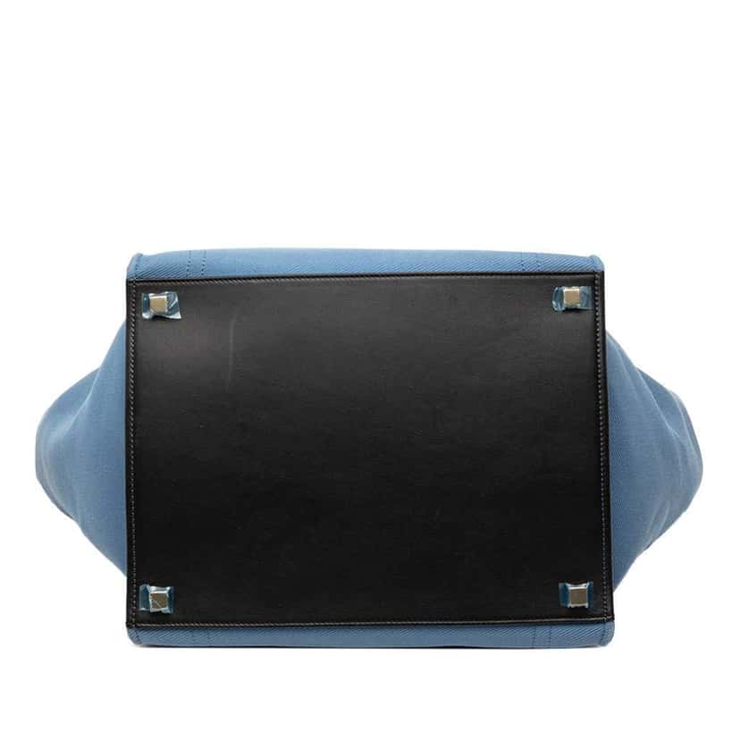 Celine Medium Denim Phantom Luggage Tote Blue Denim Very good condition - Inside View