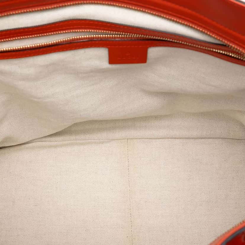 Gucci Guccissima Bree Tote Orange Leather Very good condition - Model View