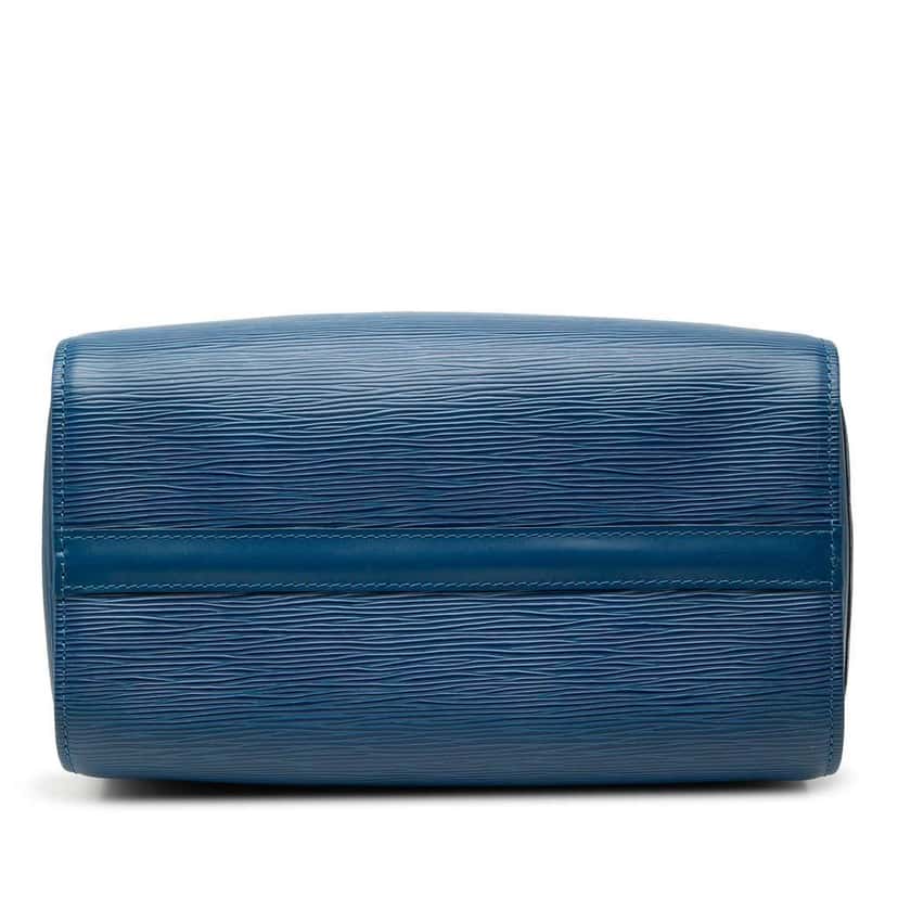 Louis Vuitton Epi Speedy 25 Blue Leather Good condition - Inside View