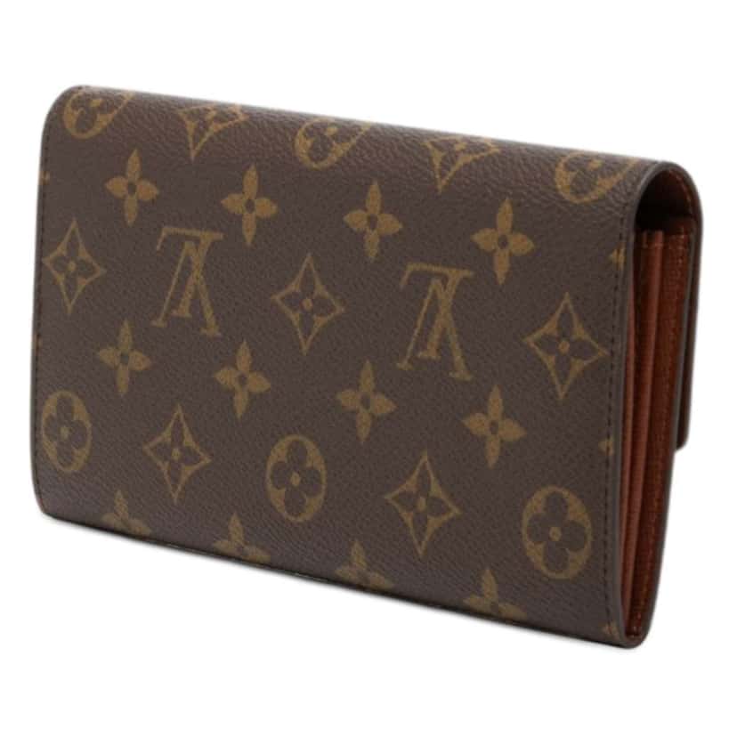 Louis Vuitton Monogram Sarah Long Wallet Brown Very good condition - Back View