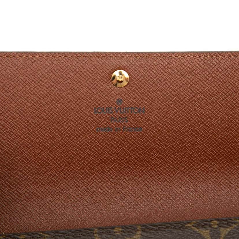 Louis Vuitton Monogram Sarah Long Wallet Brown Very good condition - Box View