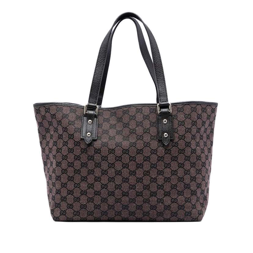Gucci GG Canvas Tote Brown Canvas Very good condition - Front View