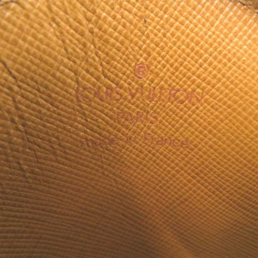 Louis Vuitton Monogram Mini Lin Round Coin Purse Beige Canvas Very good condition - Box View