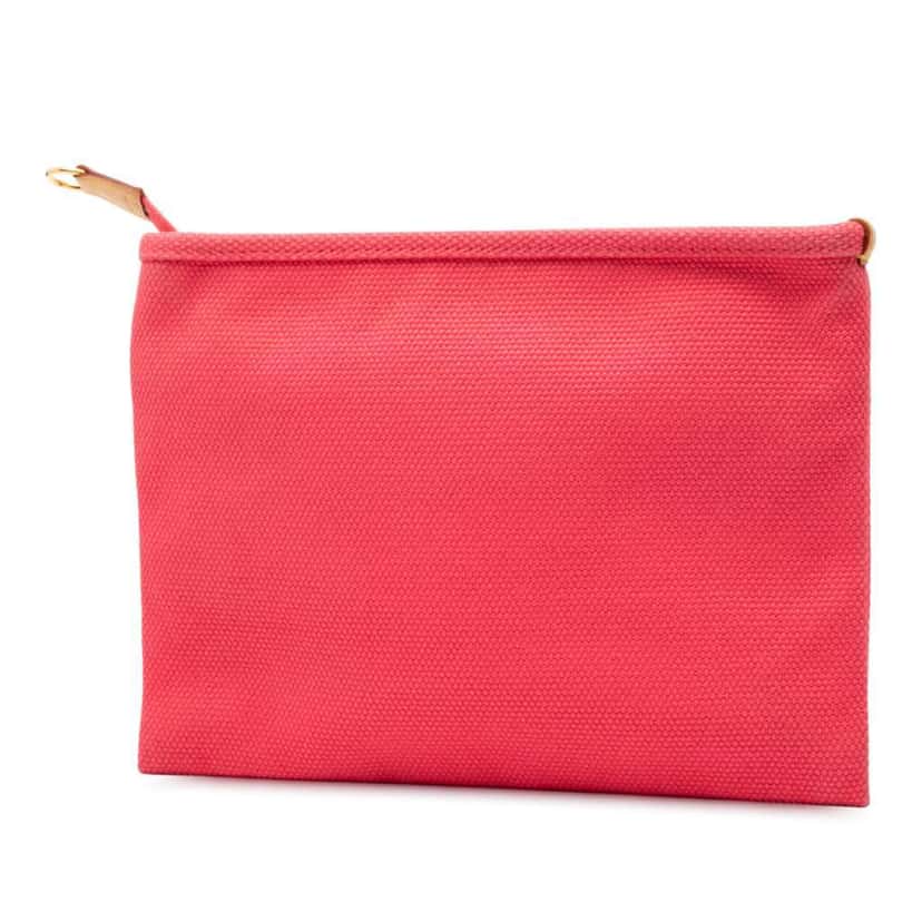 Louis Vuitton Antigua Pochette Plat PM Pouch Pink Canvas Very good condition - Back View
