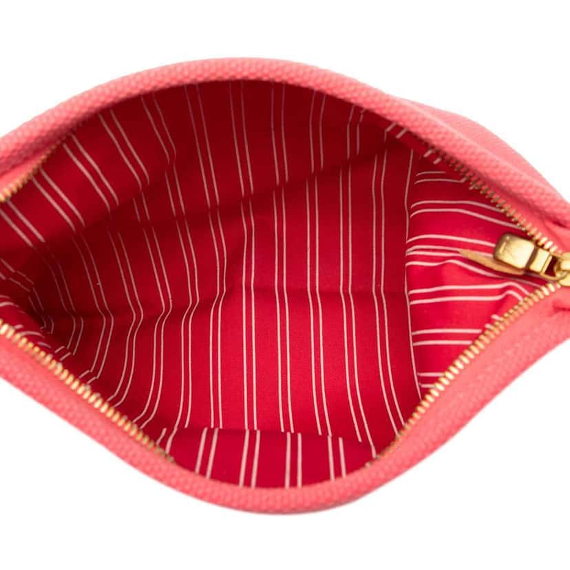 Louis Vuitton Antigua Pochette Plat PM Pouch Pink Canvas Very good condition - Model View