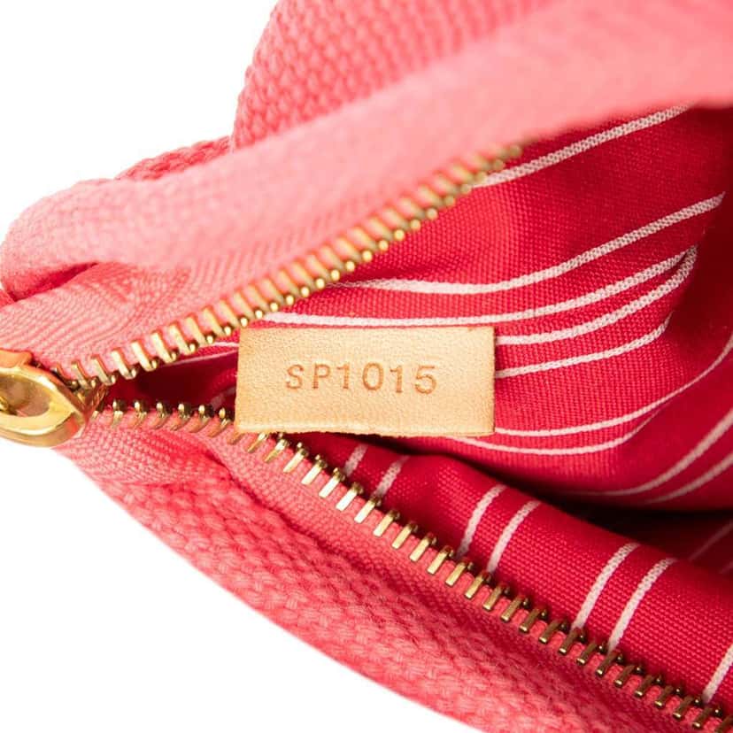 Louis Vuitton Antigua Pochette Plat PM Pouch Pink Canvas Very good condition - Box View