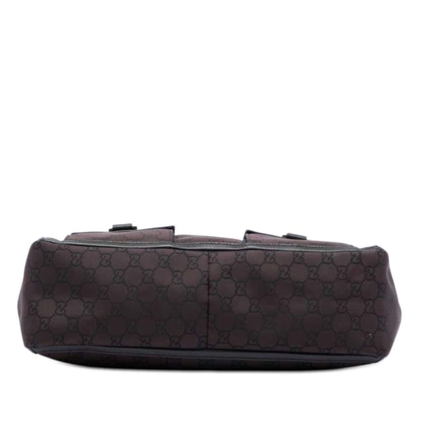 Gucci GG Nylon Abbey D Ring Pocket Tote Brown Very good condition - Inside View