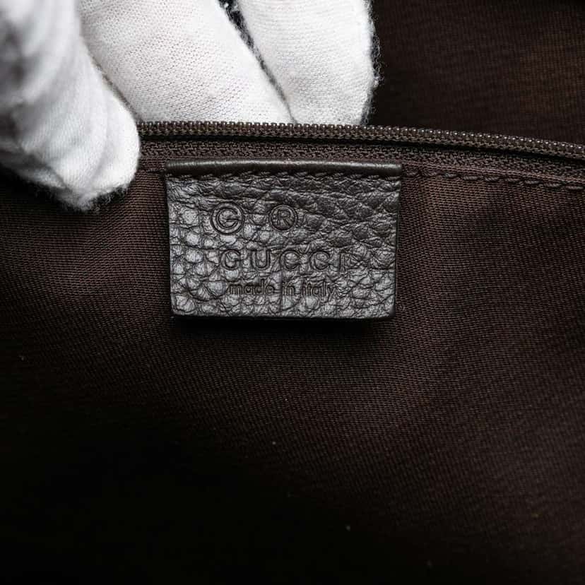 Gucci GG Nylon Abbey D Ring Pocket Tote Brown Very good condition - Box View