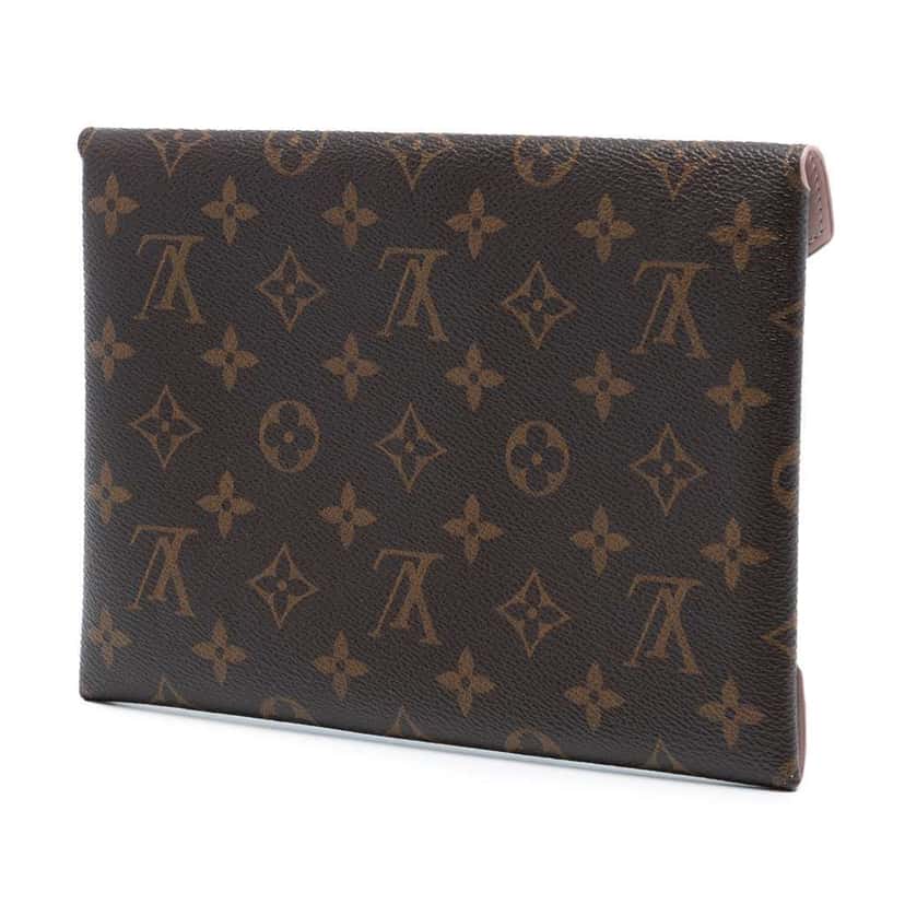 Louis Vuitton Monogram Pochette Kirigami GM Brown Very good condition - Back View