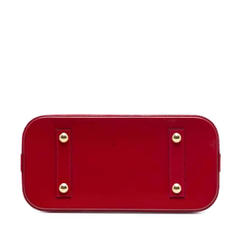 Louis Vuitton Monogram Vernis Alma PM Red Leather Very good condition - Inside View