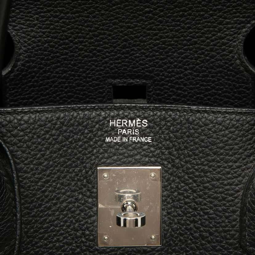 Hermès Togo Birkin Retourne 40 Black Leather Very good condition - Box View