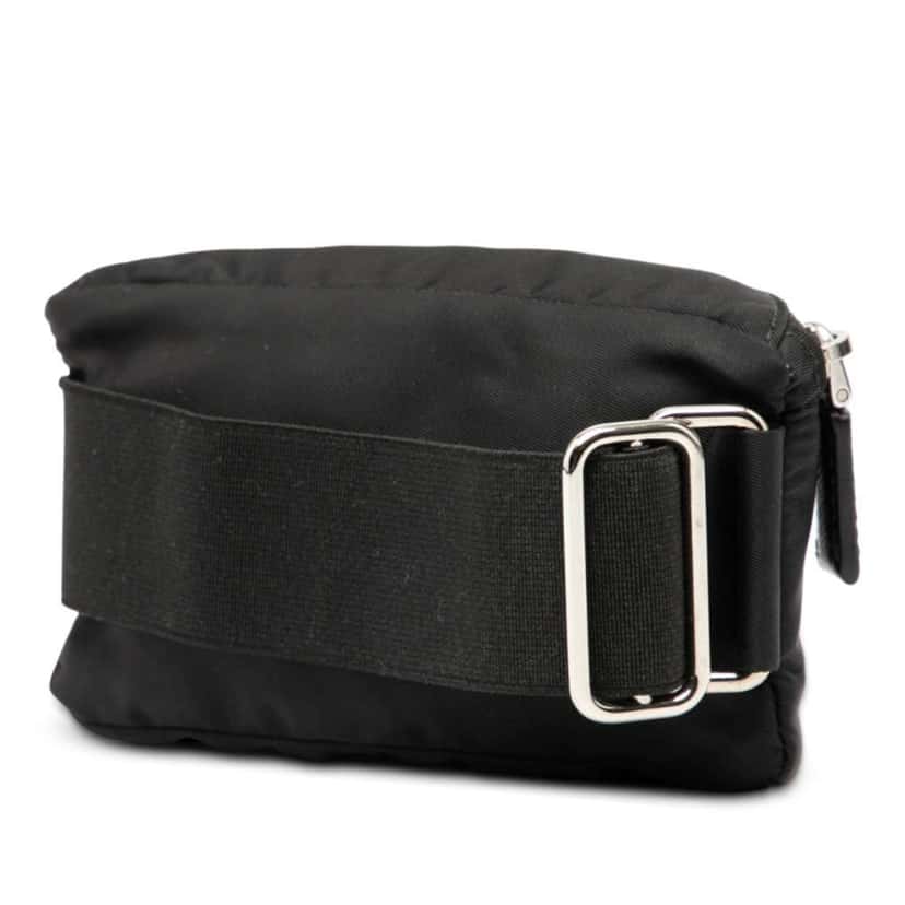 Prada Mini Re-Nylon Travel Arm Pouch Black Very good condition - Back View