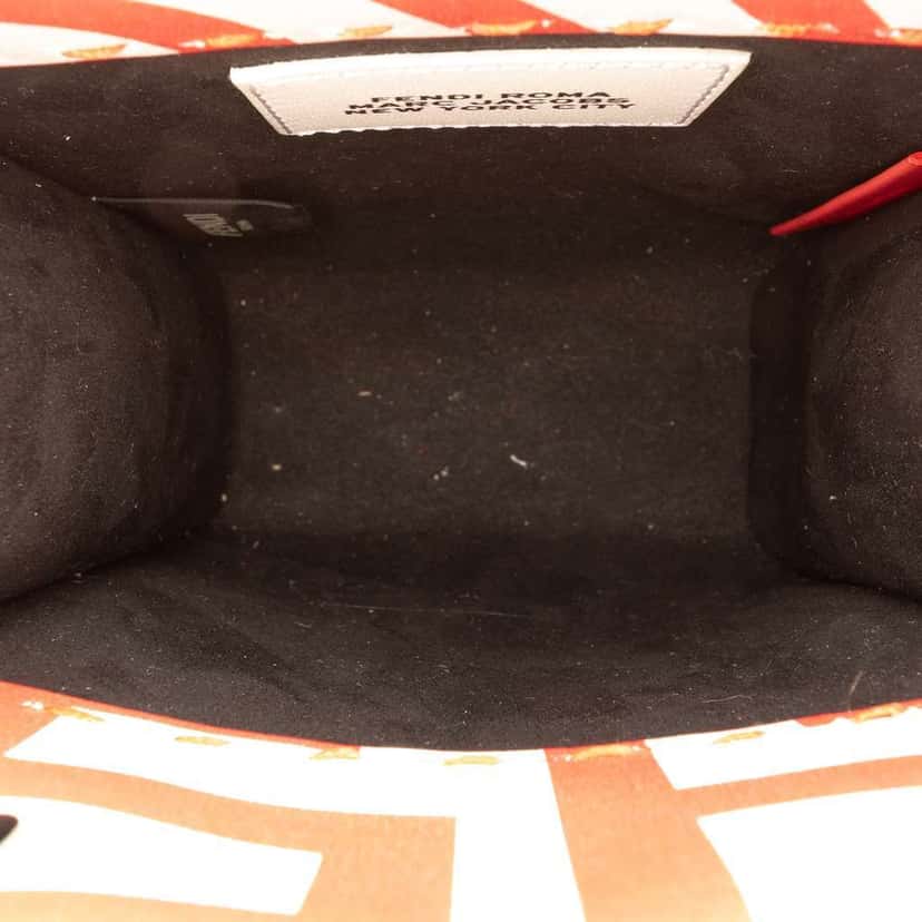 Fendi Marc Jacobs Mini Leather Sunshine Shopper Tote White Leather Very good condition - Model View