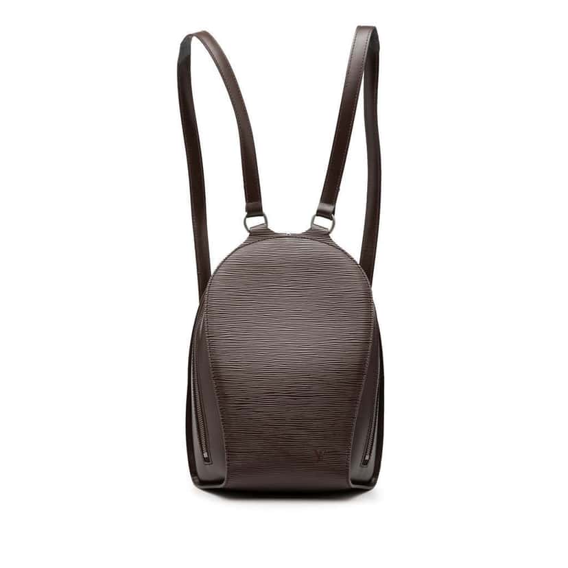 Louis Vuitton Epi Mabillon Brown Leather Very good condition - Front View