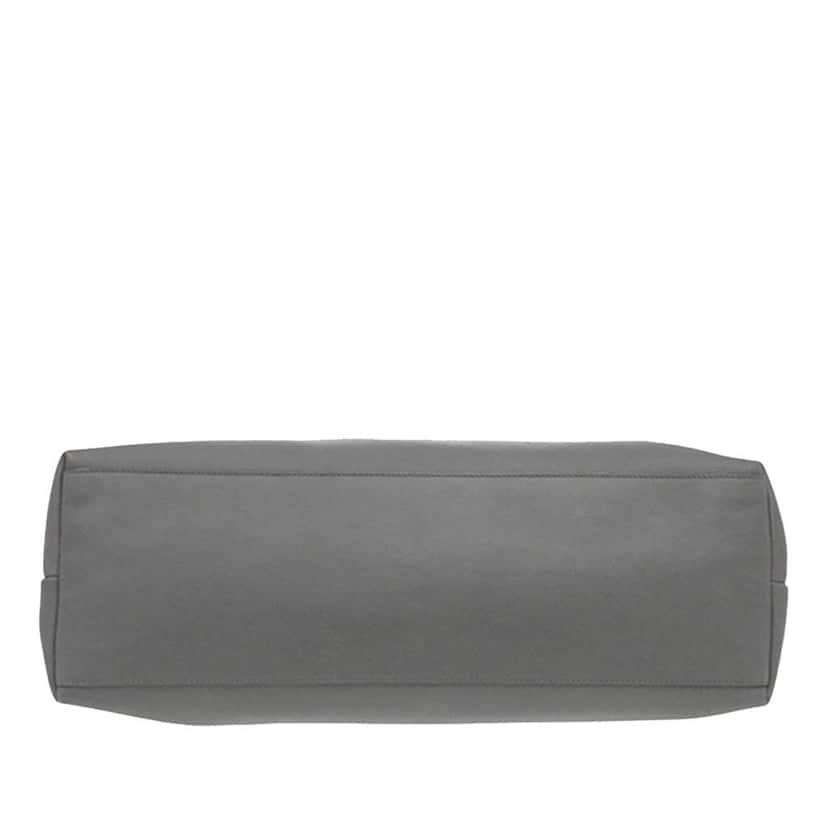 Gucci Leather Bamboo Tassel Satchel Grey Leather Good condition - Inside View