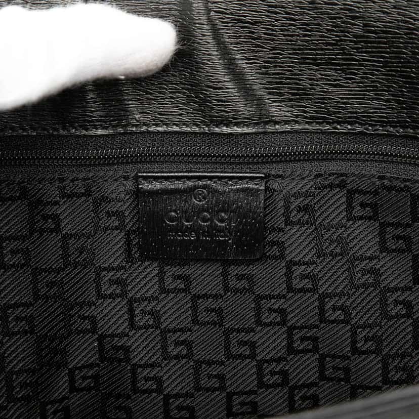 Gucci Canvas Square G Tote Black Canvas Good condition - Box View