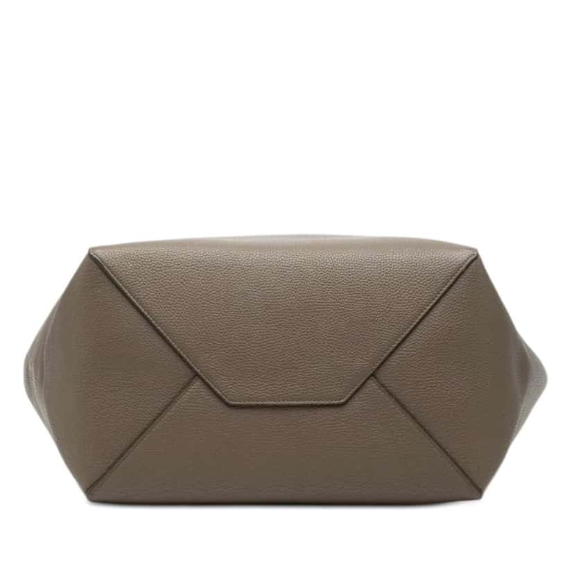 Celine Small Grained Calfskin Phantom Cabas Tote Brown Leather Good condition - Inside View