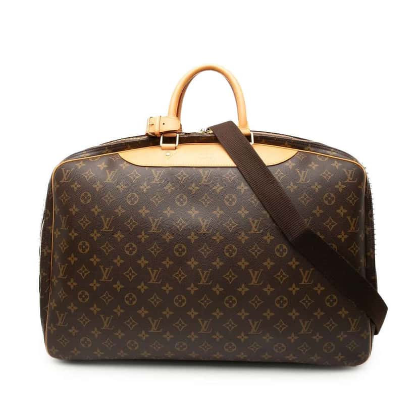 Louis Vuitton Monogram Alize 3 Poches Brown Good condition - Front View